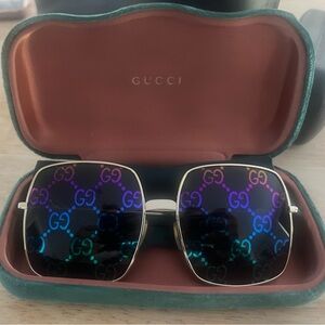 Gucci Colored Logo Sunglasses